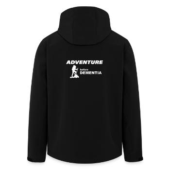 AVENTURE D’ESCALADE - Veste softshell homme en polyester recyclé Stanley/Stella - noir - Dos - AI Model Male 185 light (185cm)