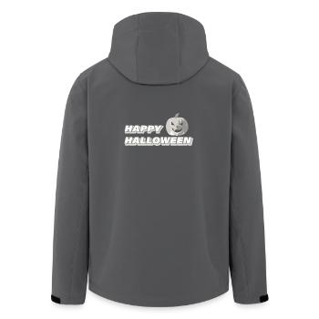 Joyeux halloween - Veste softshell homme en polyester recyclé Stanley/Stella - noir - Dos - AI Model Male 185 light (185cm)
