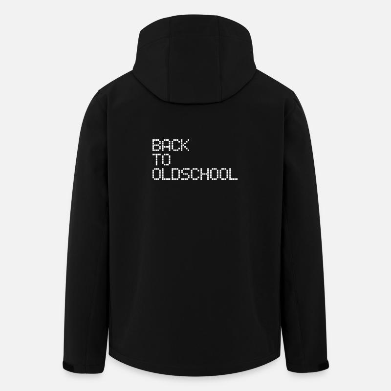 Oldschool - Men’s Recycled Softshell Jacket by Stanley/Stella - black