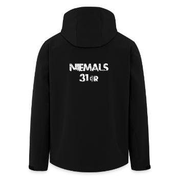 Jamais 31 - Veste softshell homme en polyester recyclé Stanley/Stella - noir - Dos - AI Model Male 185 light (185cm)