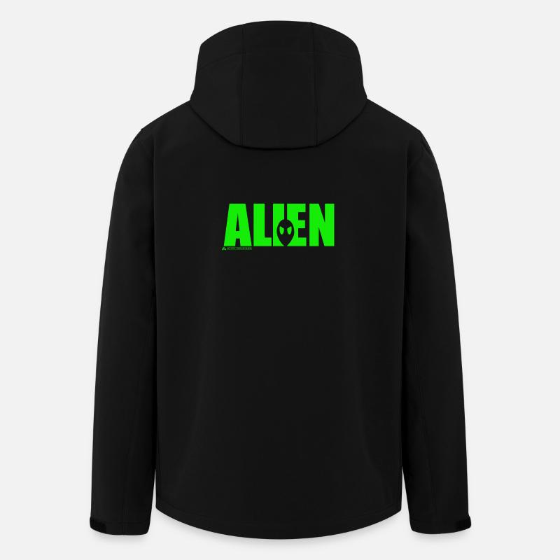 alien shadow - Men’s Recycled Softshell Jacket by Stanley/Stella - black