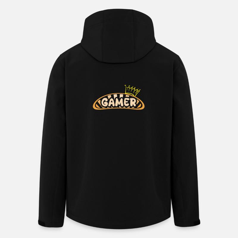 Beruf Gamer - Recycelte Männer Softshell-Jacke von Stanley/Stella - Schwarz