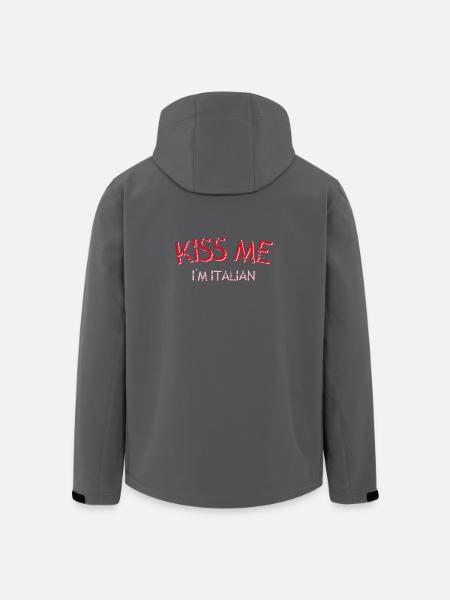 Kiss Me I'm Italian - Men’s Recycled Softshell Jacket by Stanley/Stella - black