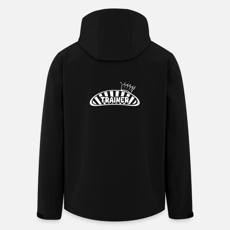 Trainer - Recycelte Männer Softshell-Jacke von Stanley/Stella - Schwarz