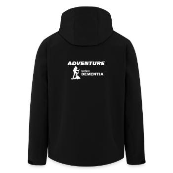 AVENTURE D’ESCALADE - Veste softshell homme en polyester recyclé Stanley/Stella - noir - Dos - AI Model Male 185 light (185cm)