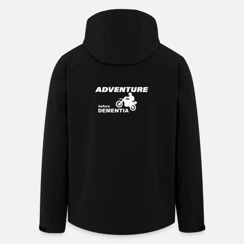 MOTORCYCLE ADVENTURE - Men’s Recycled Softshell Jacket by Stanley/Stella - black