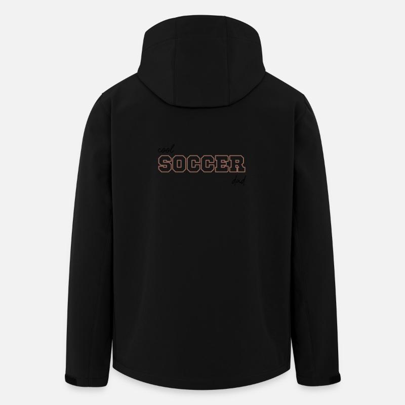 Cool soccer dad - Recycelte Männer Softshell-Jacke von Stanley/Stella - Schwarz