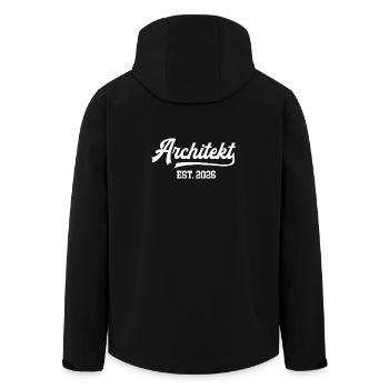 Architect 2026 Architecture Studies Architects - Men’s Recycled Softshell Jacket by Stanley/Stella - black - Back - AI Model Male 185 light (185cm)