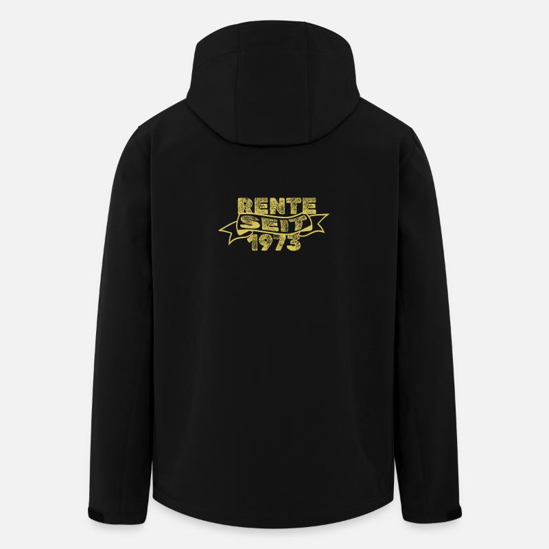 1973 - Men’s Recycled Softshell Jacket by Stanley/Stella - black