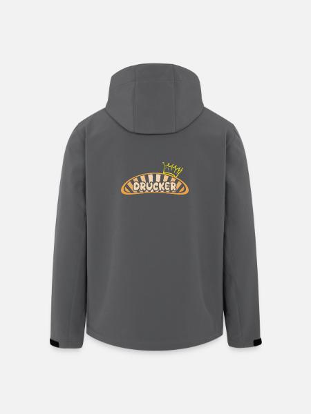Geschenk für Drucker - Recycelte Männer Softshell-Jacke von Stanley/Stella - Schwarz
