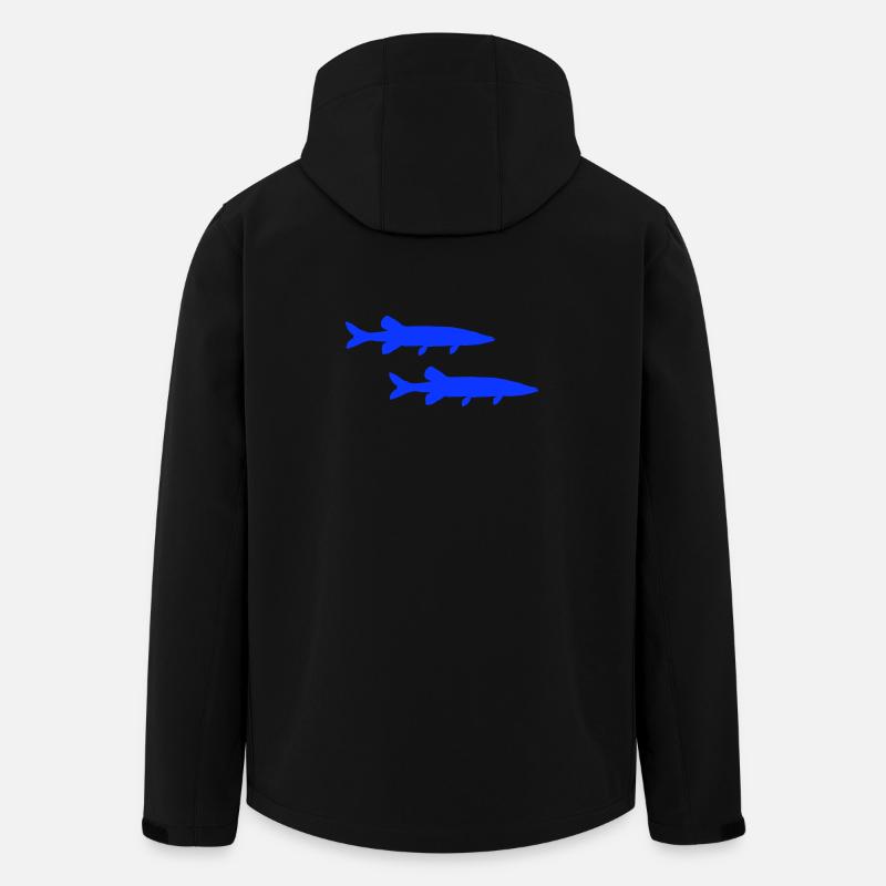 Pike Fish - Men’s Recycled Softshell Jacket by Stanley/Stella - black