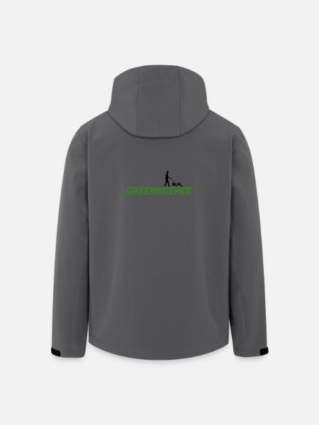 Greenkeeper Rasenmäher Gärtner Garten Geschenkidee - Recycelte Männer Softshell-Jacke von Stanley/Stella - Schwarz