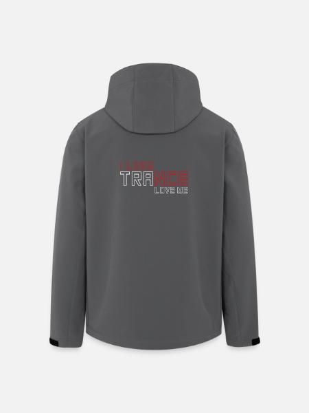 I Love Trance - Recycelte Männer Softshell-Jacke von Stanley/Stella - Schwarz