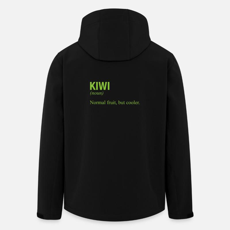 KIWI - Recycelte Männer Softshell-Jacke von Stanley/Stella - Schwarz