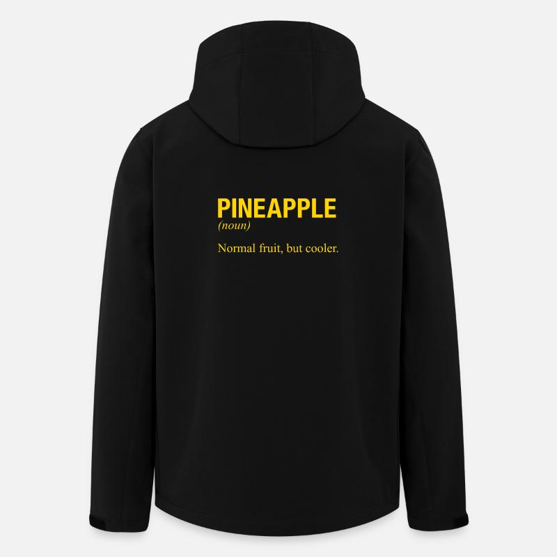 PINEAPPLE Ananas - Veste softshell homme en polyester recyclé Stanley/Stella - noir
