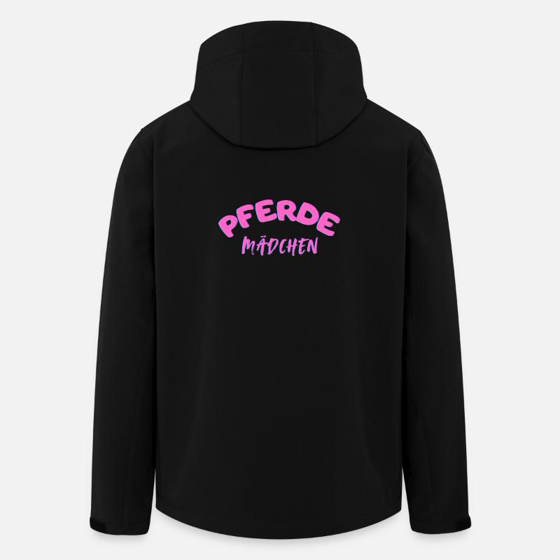 Pferdemaedchen - Recycelte Männer Softshell-Jacke von Stanley/Stella - Schwarz