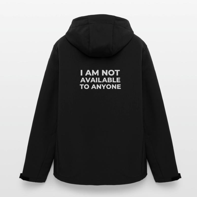 Conception de déclaration de protestation typographique audacieuse Veste softshell homme en polyester recyclé Stanley/Stella