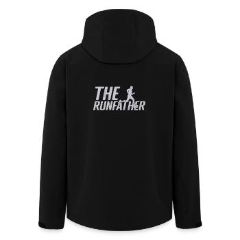 Marathonien The Runfather Running - Veste softshell homme en polyester recyclé Stanley/Stella - noir - Dos - AI Model Male 185 light (185cm)