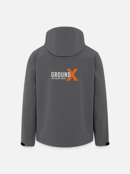GroundX Sports - Men’s Recycled Softshell Jacket by Stanley/Stella - black