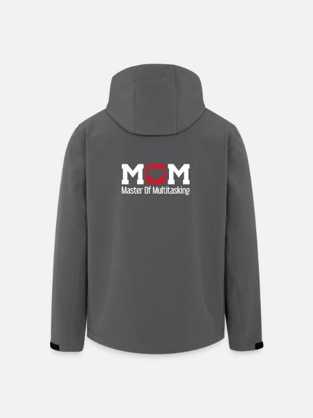 Mom Master of Multitasking Design - Men’s Recycled Softshell Jacket by Stanley/Stella - black
