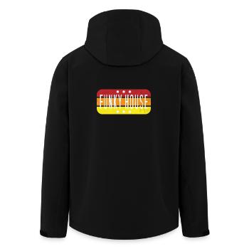 T-shirt Funky House Music - Rave Vintage Retro Festi - Veste softshell homme en polyester recyclé Stanley/Stella - noir - Dos - AI Model Male 185 light (185cm)