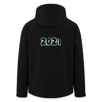 Eisblock 2021 - Veste softshell homme en polyester recyclé Stanley/Stella - noir - Dos - AI Model Male 185 light (185cm)