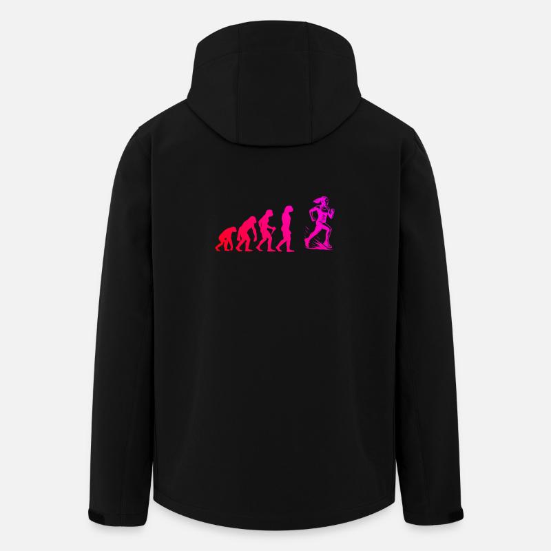 Charakterstarkes Running Design - Recycelte Männer Softshell-Jacke von Stanley/Stella - Schwarz
