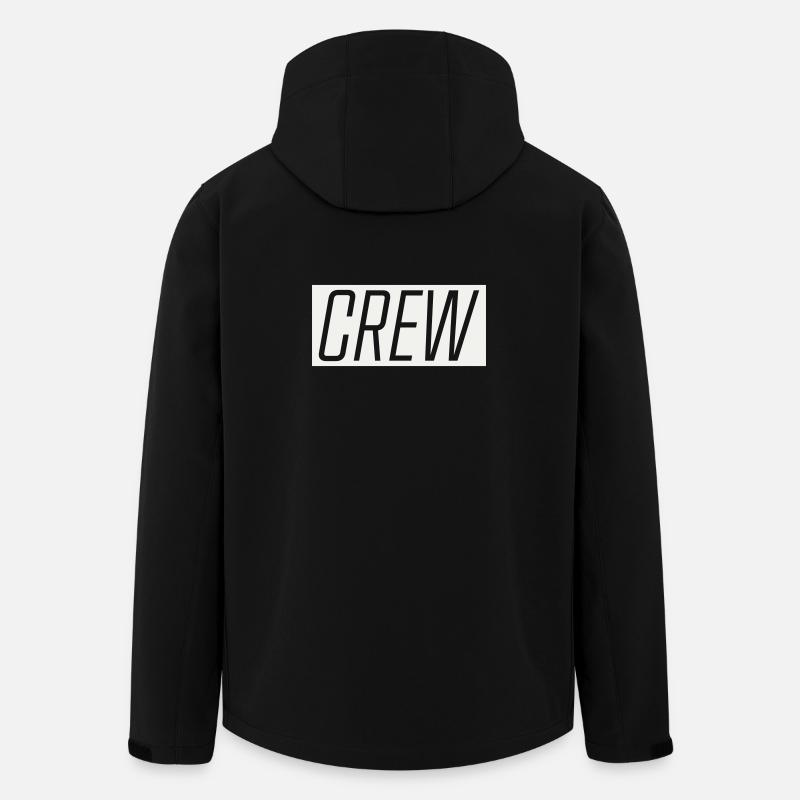 Crew  - Recycelte Männer Softshell-Jacke von Stanley/Stella - Schwarz