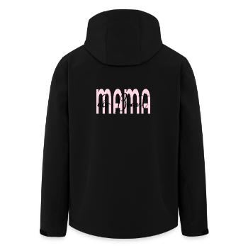 Wedding Mom of the Bride - Men’s Recycled Softshell Jacket by Stanley/Stella - black - Back - AI Model Male 185 light (185cm)