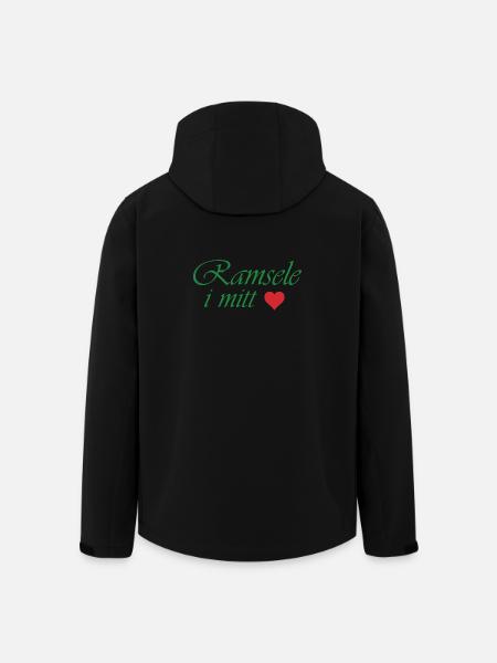 Ramsele in my Heart - Men’s Recycled Softshell Jacket by Stanley/Stella - black