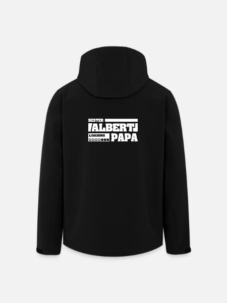 Naissance d’Albert - Veste softshell homme en polyester recyclé Stanley/Stella - noir