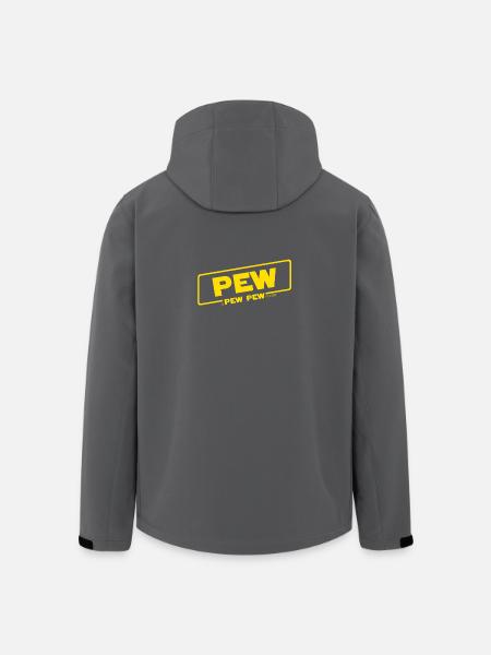A Pew Pew Story - Men’s Recycled Softshell Jacket by Stanley/Stella - black