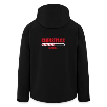 Barre de progression du chargement de Noël - Veste softshell homme en polyester recyclé Stanley/Stella - noir - Dos - AI Model Male 185 light (185cm)