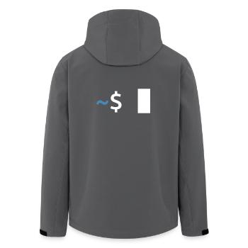 Commande Linux Shell - Veste softshell homme en polyester recyclé Stanley/Stella - charbon - Dos - AI Model Male 185 light (185cm)