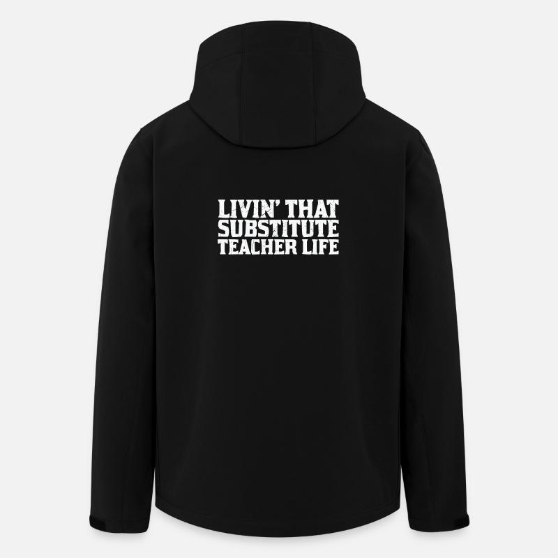 La vie d'enseignant Inspiration Humour - Veste softshell homme en polyester recyclé Stanley/Stella - noir