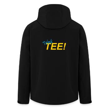 BUVEZ DU THÉ ! - Veste softshell homme en polyester recyclé Stanley/Stella - noir - Dos - AI Model Male 185 light (185cm)