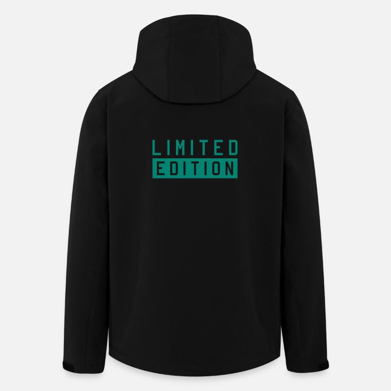 Typographie en édition limitée - Veste softshell homme en polyester recyclé Stanley/Stella - noir