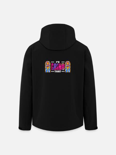 Buntglas-kunst Buntglas-künstler - Recycelte Männer Softshell-Jacke von Stanley/Stella - Schwarz