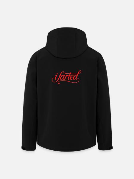 I farted - Funny Gen Alpha Logo - Men’s Recycled Softshell Jacket by Stanley/Stella - black