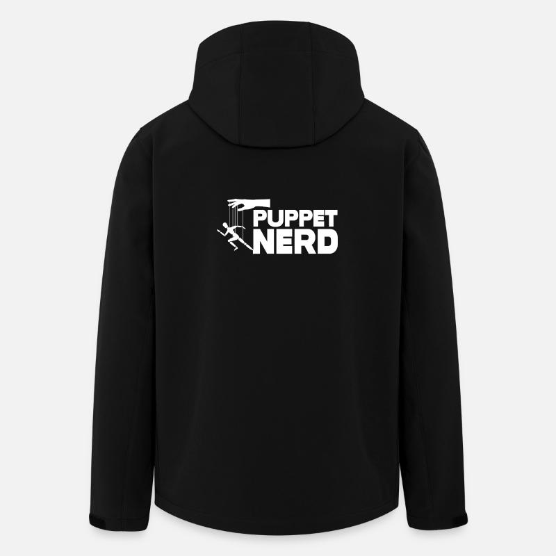 Marionnette de nerds de marionnettes - Veste softshell homme en polyester recyclé Stanley/Stella - noir