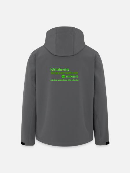 Wassermelone entkernt - Recycelte Männer Softshell-Jacke von Stanley/Stella - Schwarz