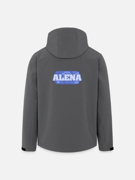 Alena als Geschenkidee - Recycelte Männer Softshell-Jacke von Stanley/Stella - Schwarz