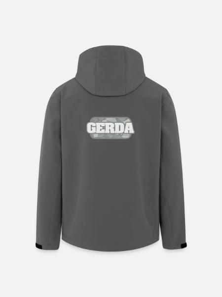 Geschenk für Gerda - Recycelte Männer Softshell-Jacke von Stanley/Stella - Schwarz