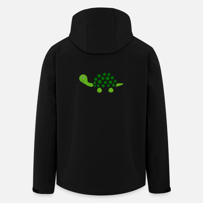 Schildkröten Schildkröten - Recycelte Männer Softshell-Jacke von Stanley/Stella - Schwarz