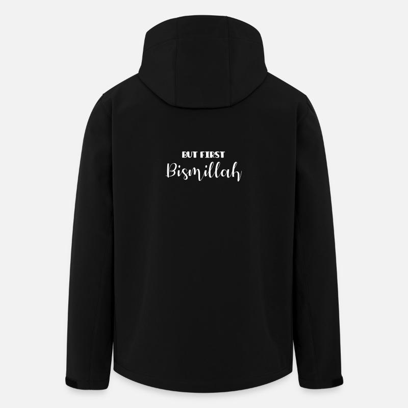 But First Bismillah - Islamic - Men’s Recycled Softshell Jacket by Stanley/Stella - black