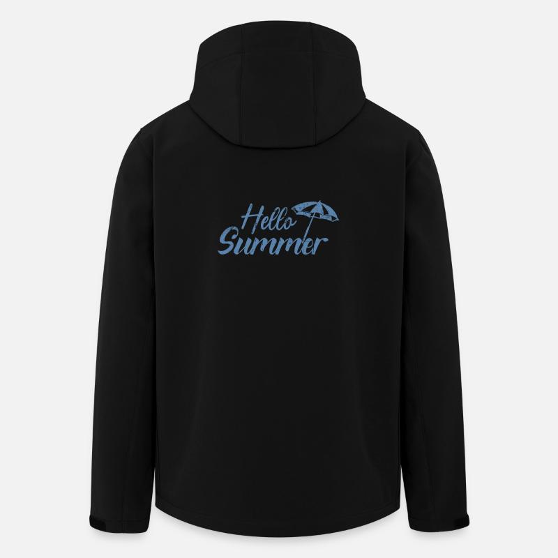 Hello Summer Umbrella - Men’s Recycled Softshell Jacket by Stanley/Stella - black