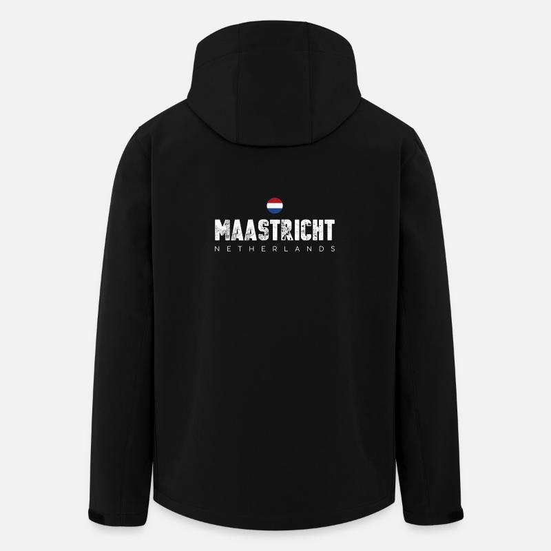 Maastricht - Recycelte Männer Softshell-Jacke von Stanley/Stella - Schwarz