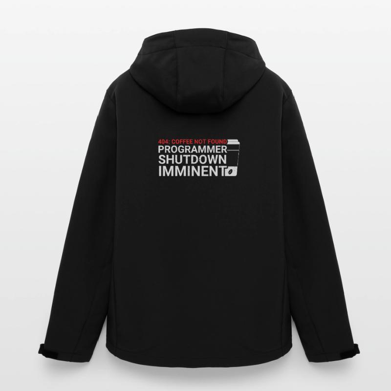 Programmers generate code from coffee Men’s Recycled Softshell Jacket by Stanley/Stella