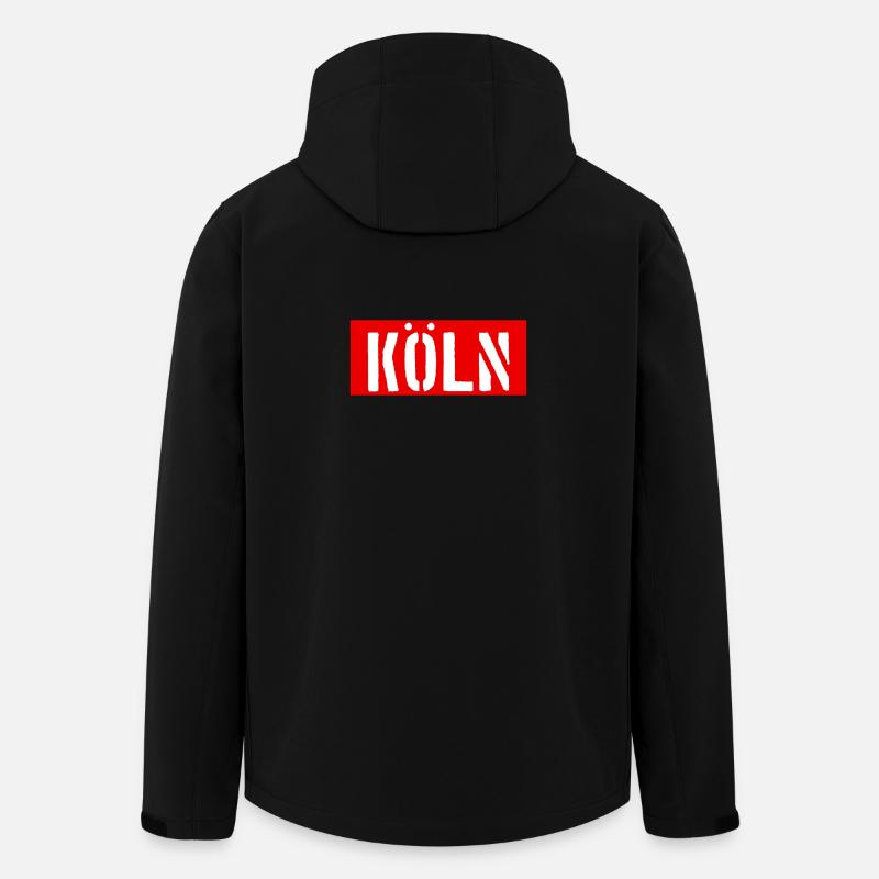 Cologne - Cologne - Rhine - Men’s Recycled Softshell Jacket by Stanley/Stella - black