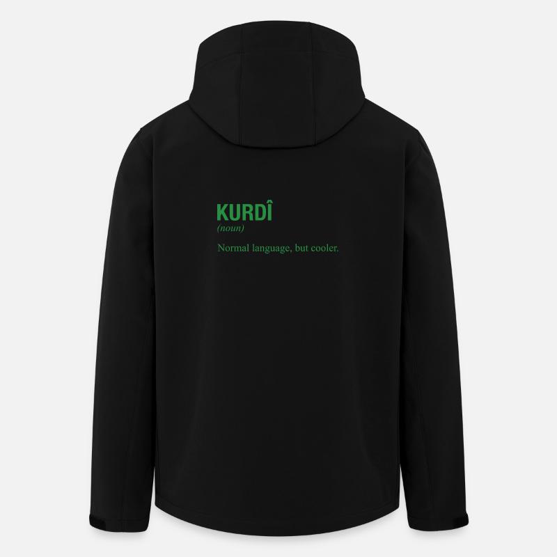 Kurdish language Kurdistan - Recycelte Männer Softshell-Jacke von Stanley/Stella - Schwarz